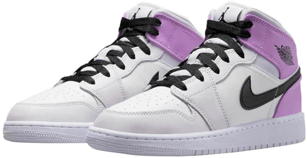 Nike Air Jordan 1 Mid Barely Grape (GS) Divers