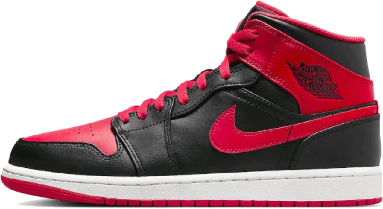 Nike Air Jordan 1 Mid Alternate Bred (2022) Enfant et Bébé Zwart