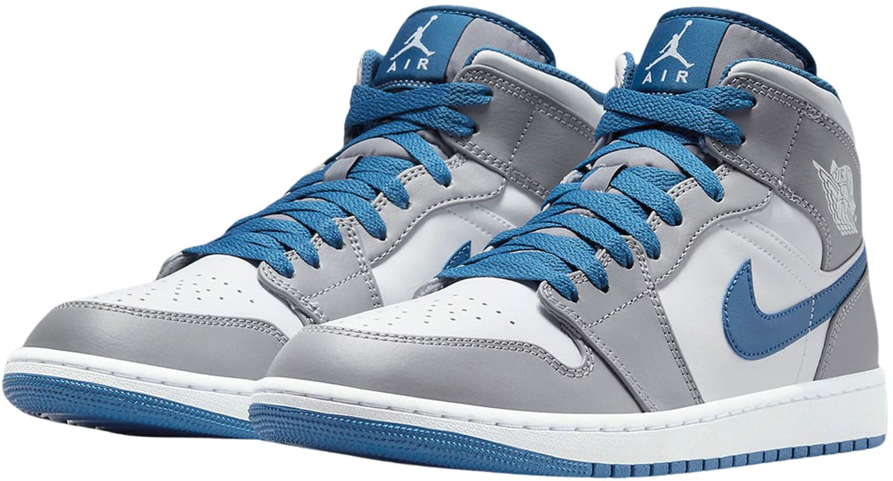 Nike Air Jordan 1 Mid True Blue Divers