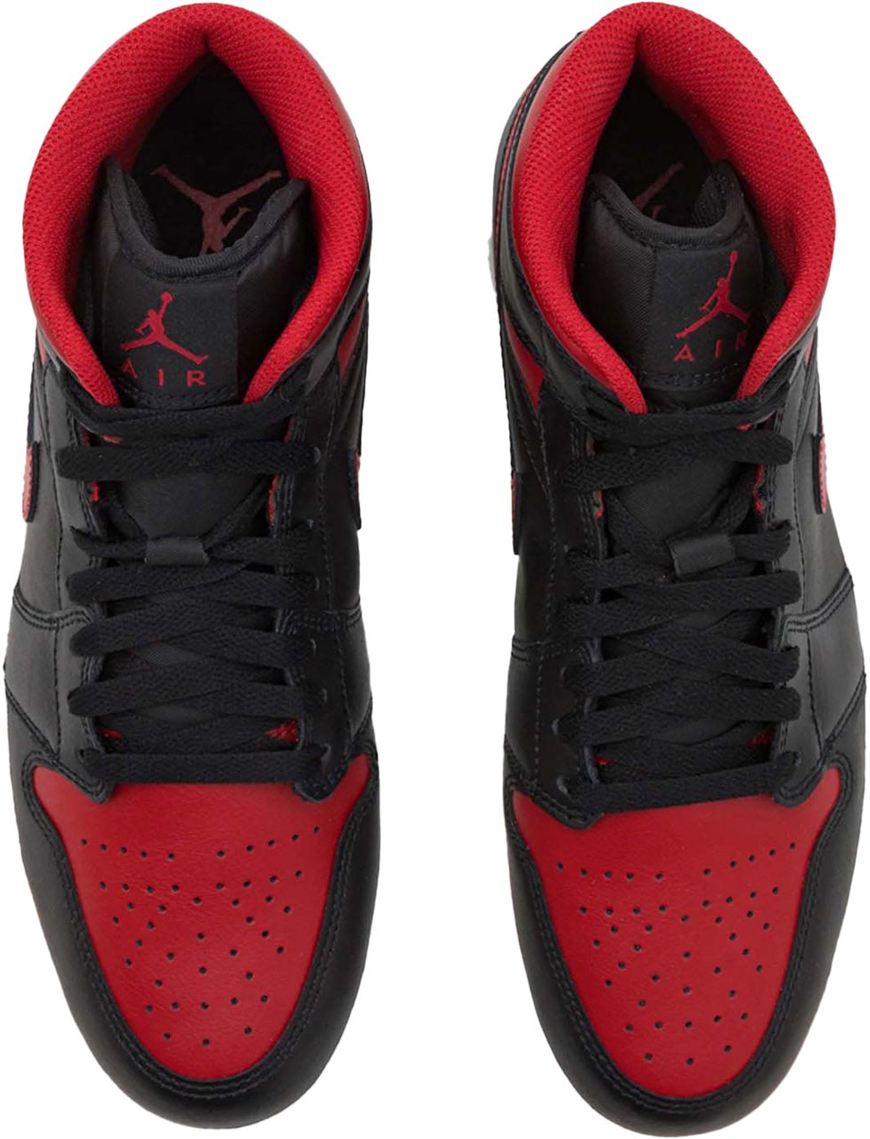 Nike Air Jordan 1 Mid Schoen Bred Blauw