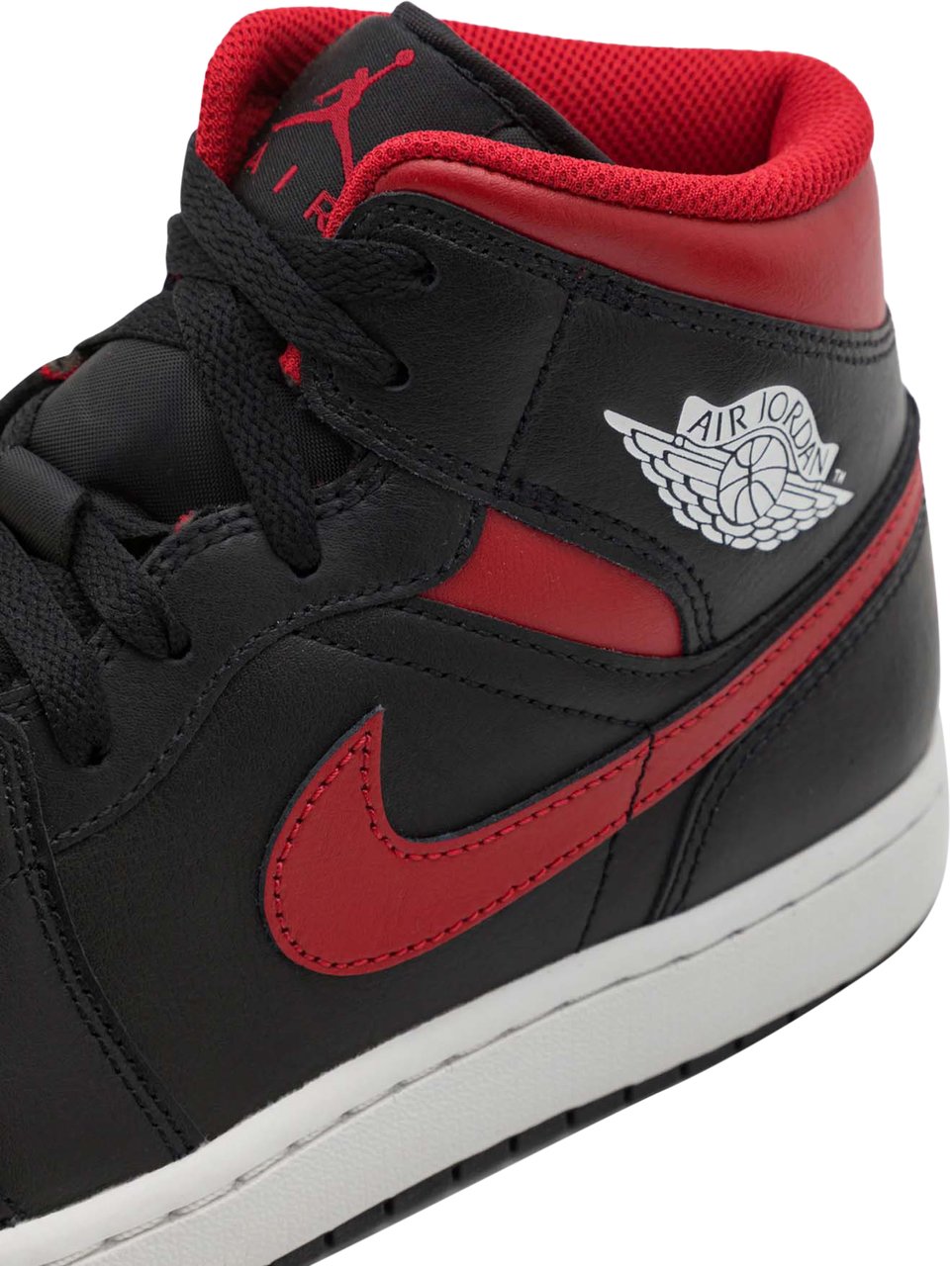 Nike Air Jordan 1 Mid Schoen Bred Blauw