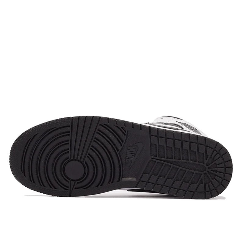 Nike Air Jordan 1 Mid Reverse Panda Wit