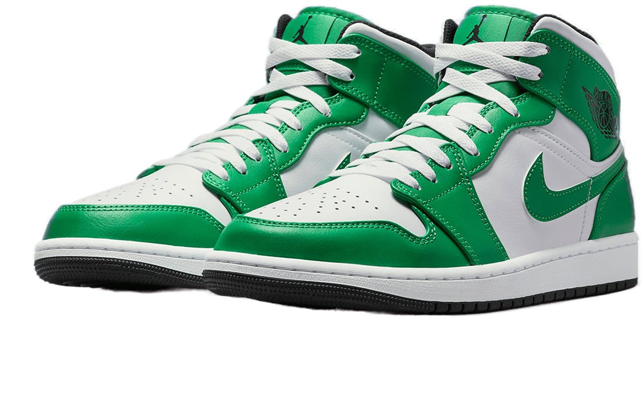 Nike Air Jordan 1 Mid Lucky Green Divers