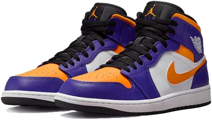 Nike Air Jordan 1 Mid Lakers (2022) Paars