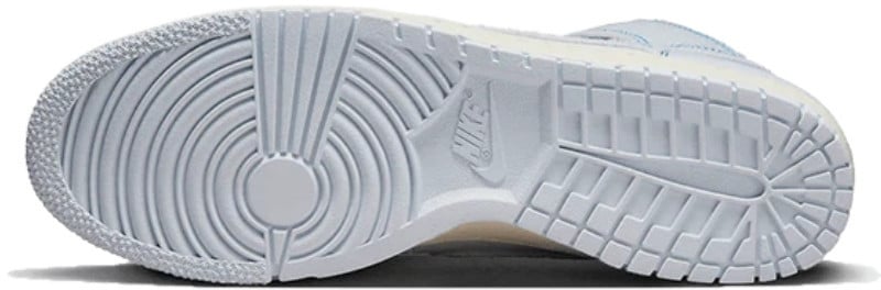 Nike Nike Dunk High 1985 Blue Denim Wit