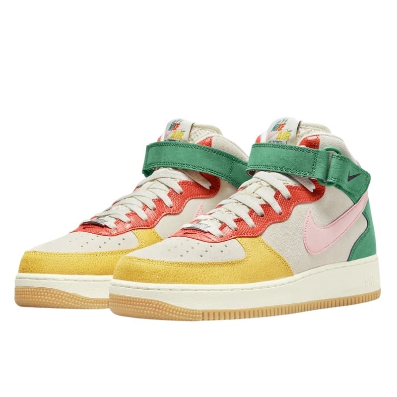 Nike Nike Air Force 1 Mid Coconut Milk Grijs