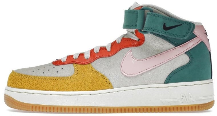 Nike Nike Air Force 1 Mid Coconut Milk Grijs