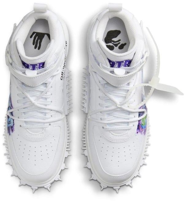 Nike Nike Air Force 1 Mid Off-White Graffiti White Wit