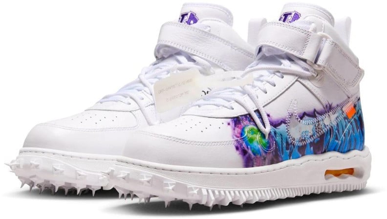 Nike Nike Air Force 1 Mid Off-White Graffiti White Wit