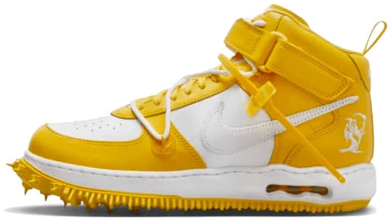 Nike Nike Air Force 1 Mid SP Off-White Varsity Maize Geel