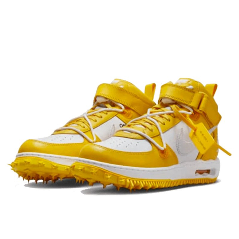 Nike Nike Air Force 1 Mid SP Off-White Varsity Maize Geel