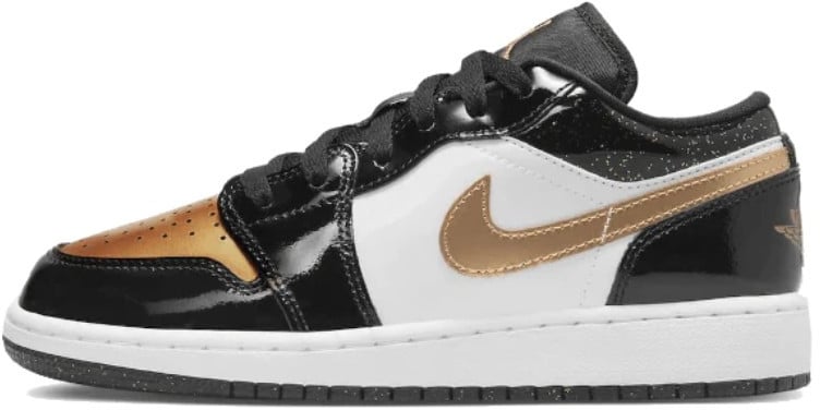 Nike Air Jordan 1 Low SE Gold Toe Zwart