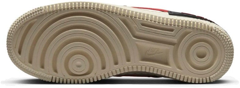 Nike Nike Air Force 1 Shadow White Black Red Zwart