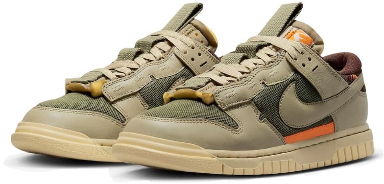 Nike Nike Dunk Low Remastered Medium Olive Groen