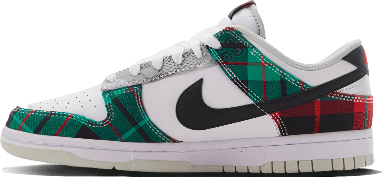 Nike Nike Dunk Low Tartan Plaid Rood