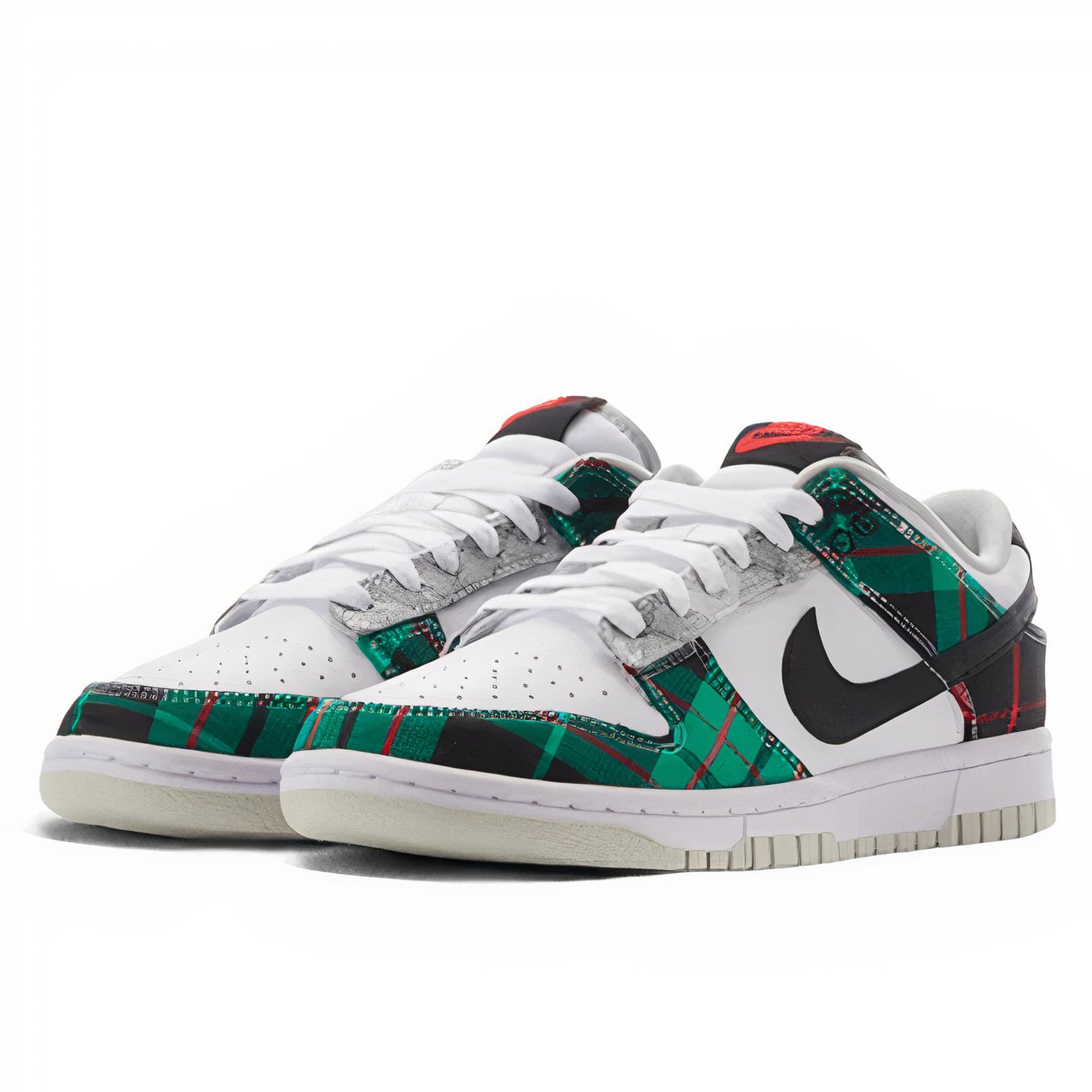 Nike Nike Dunk Low Tartan Plaid Rood