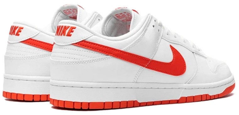 Nike Nike Dunk Low Retro White Picante Red Rood