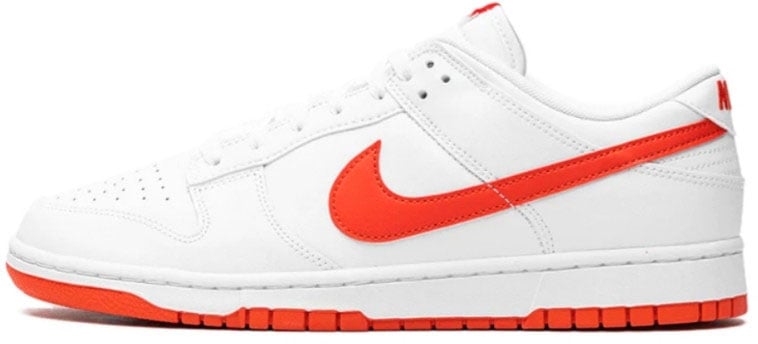 Nike Nike Dunk Low Retro White Picante Red Rood