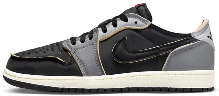 Nike Air Jordan 1 Low OG EX Dark Smoke Grey Zwart