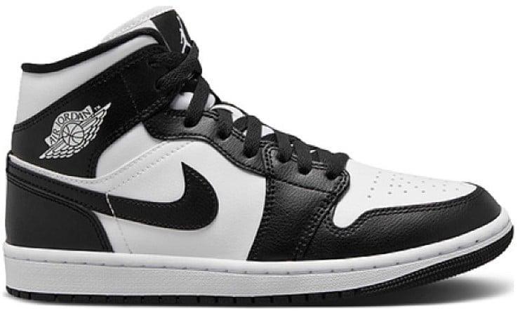 Nike Air Jordan 1 Mid Panda Zwart