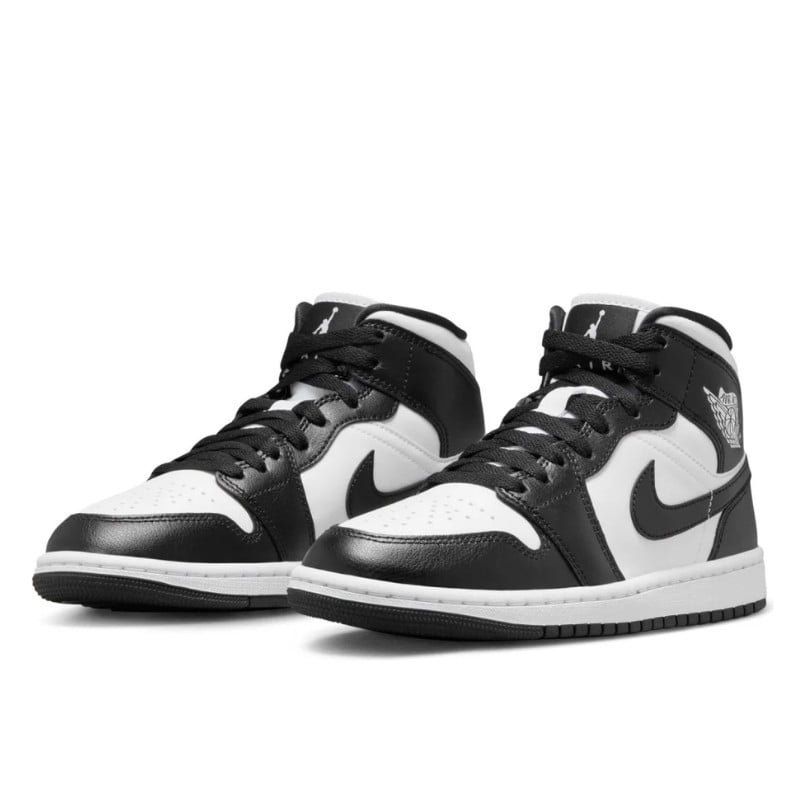 Nike Air Jordan 1 Mid Panda Zwart