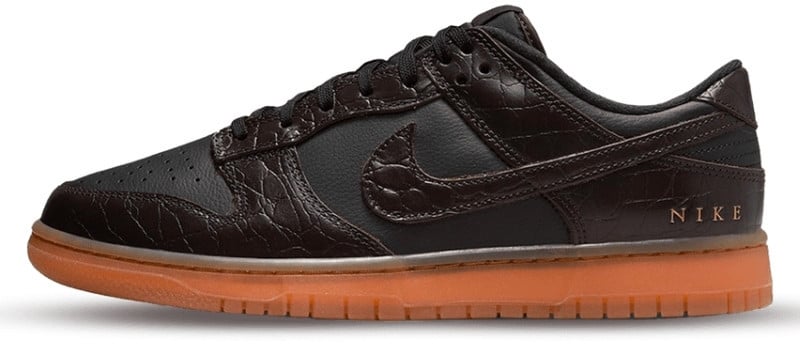 Nike Nike Dunk Low Velvet Brown Black Zwart