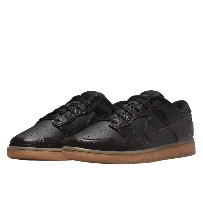 Nike Nike Dunk Low Velvet Brown Black Zwart