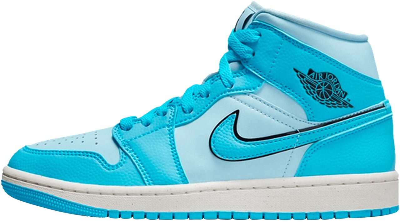 Nike Air Jordan 1 Mid SE Ice Blue (W) Divers