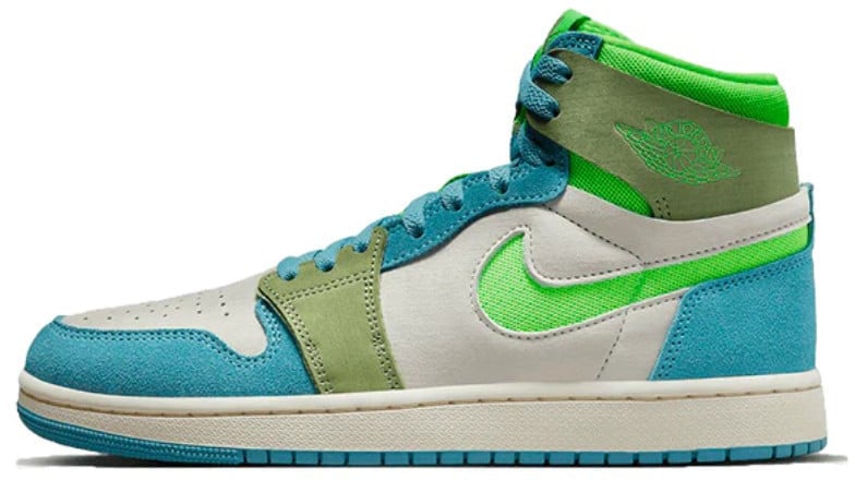 Nike Air Jordan 1 High Zoom Air CMFT 2 University Blue Volt Blauw