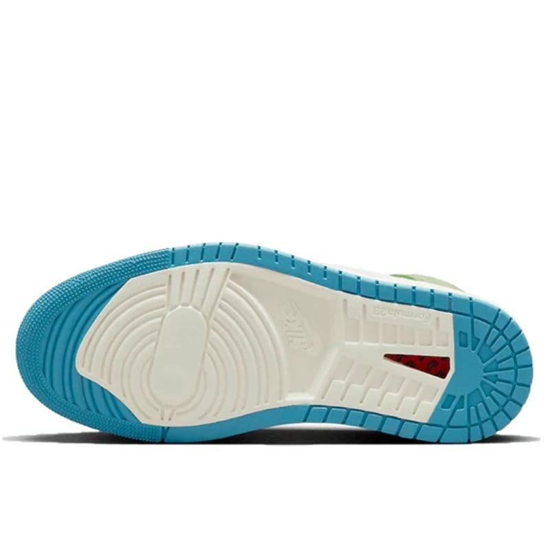 Nike Air Jordan 1 High Zoom Air CMFT 2 University Blue Volt Blauw