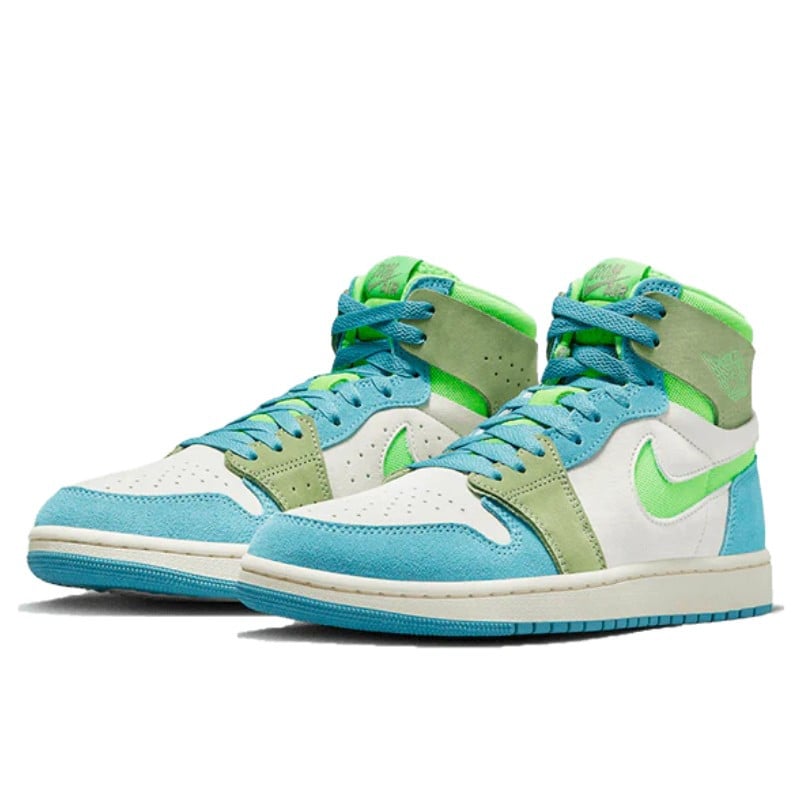 Nike Air Jordan 1 High Zoom Air CMFT 2 University Blue Volt Blauw