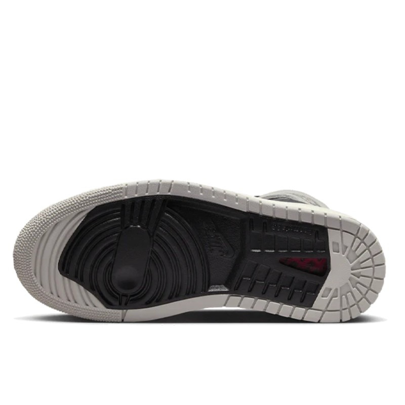 Nike Air Jordan 1 High Zoom Air CMFT 2 Light Iron Ore Zwart