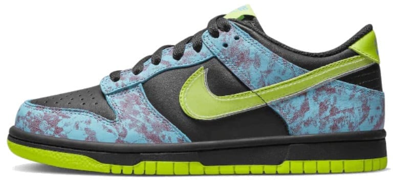 Nike Nike Dunk Low Acid Wash Blauw