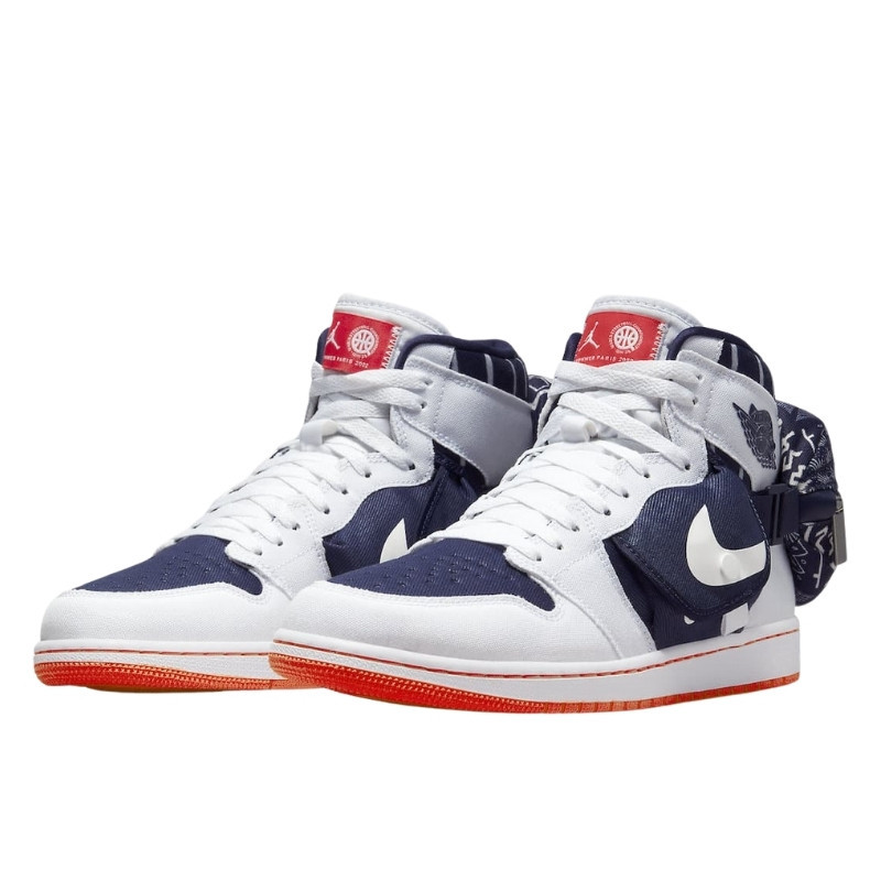 Nike Air Jordan 1 High Stash Quai 54 Zwart