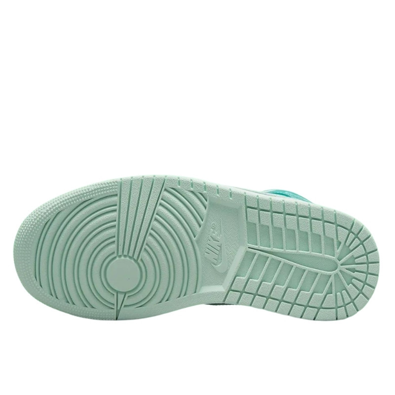Nike Air Jordan 1 Mid Washed Teal Wit