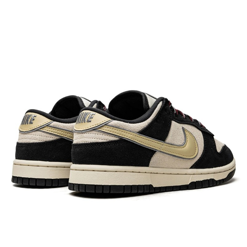 Nike Nike Dunk Low LX Black Team Gold Zwart