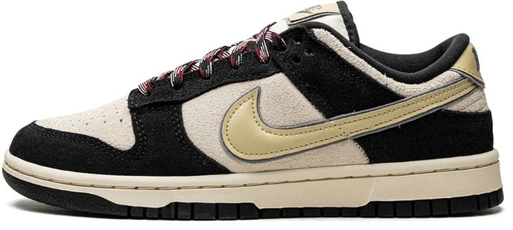 Nike Nike Dunk Low LX Black Team Gold Zwart