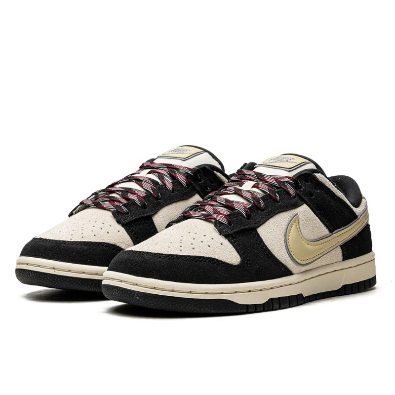 Nike Nike Dunk Low LX Black Team Gold Zwart