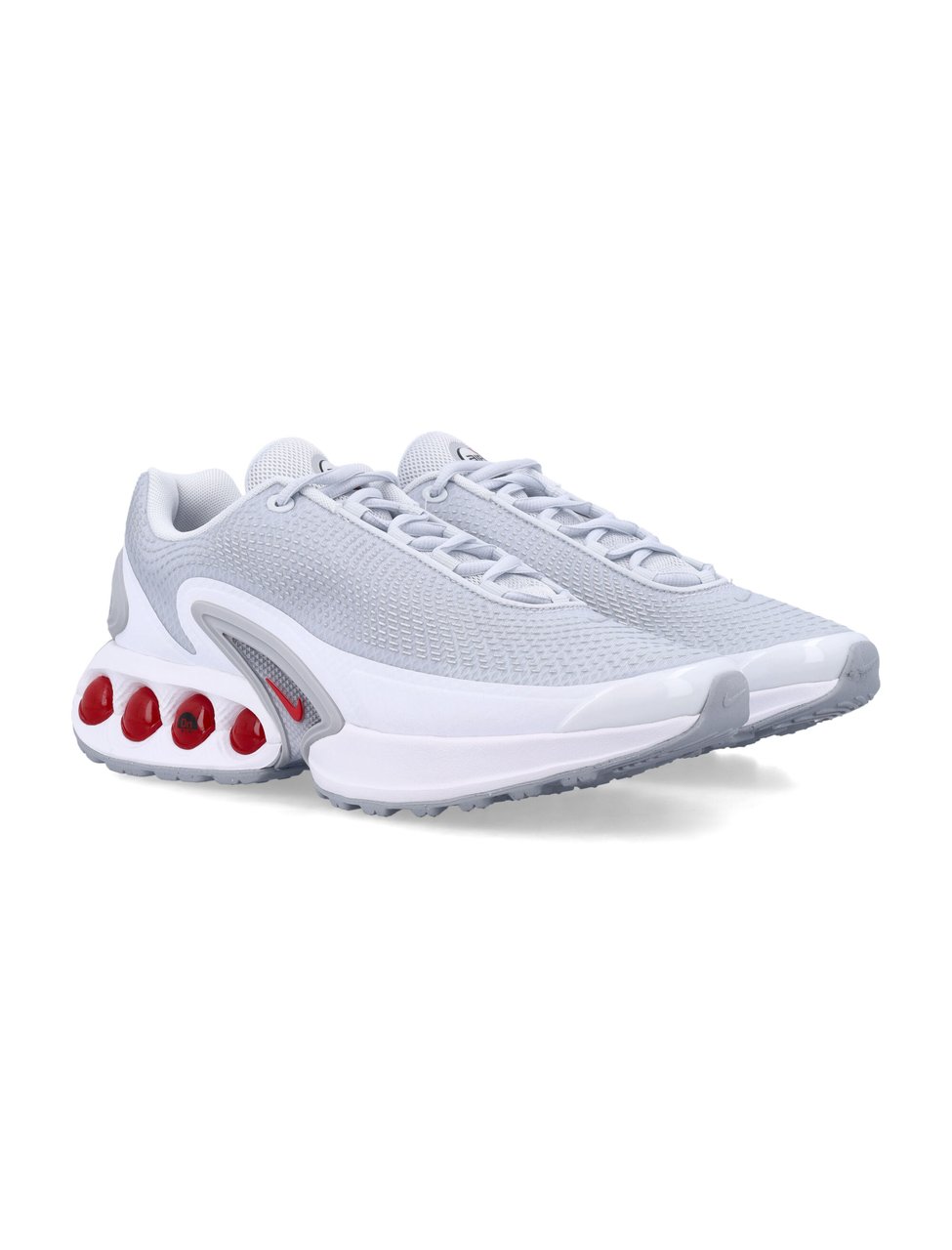 Nike Air Max Grey Mesh Athletic Sneakers Wit