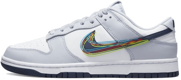 Nike Nike Dunk Low 3D Swoosh Wit