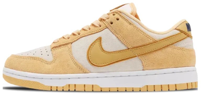 Nike Nike Dunk Low LX “Gold Suede” Wit