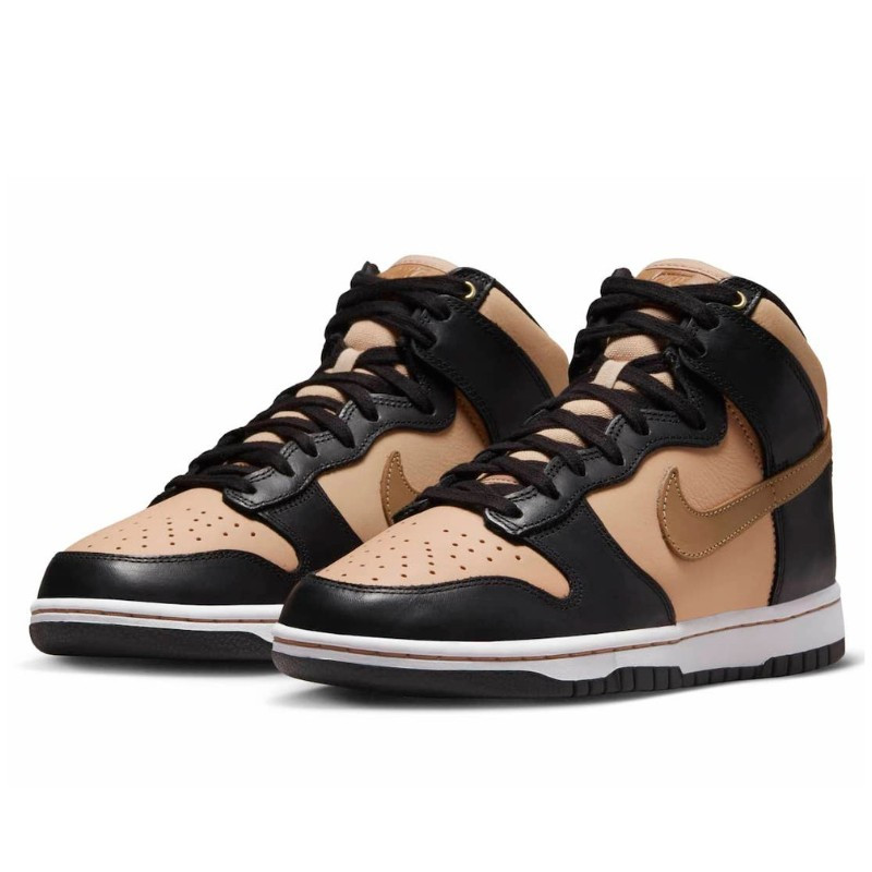 Nike Nike Dunk High LXX Black Flax Zwart