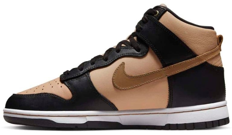 Nike Nike Dunk High LXX Black Flax Zwart