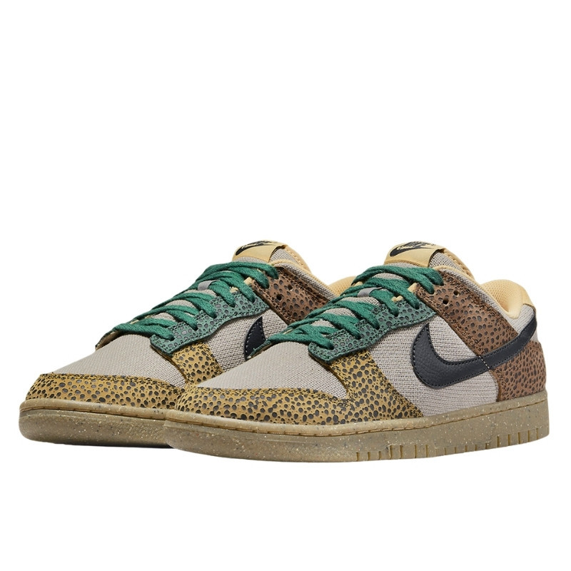 Nike Nike Dunk Low Safari Cacao Wow Groen