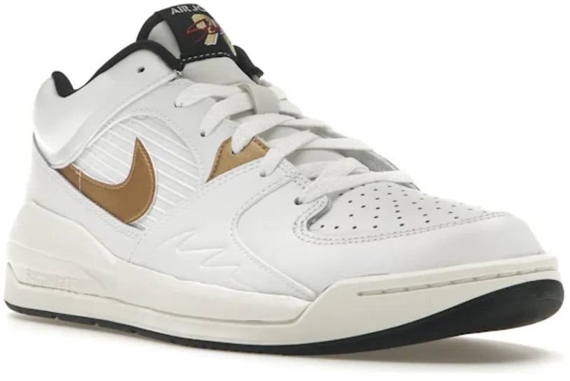 Nike Jordan Stadium 90 White Metallic Gold Wit