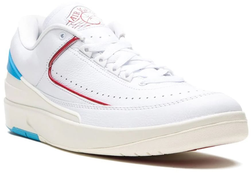 Nike Air Jordan 2 Retro Low 'unc To Chicago' Sneakers Wit