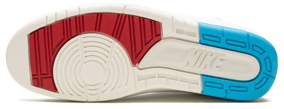Nike Air Jordan 2 Retro Low 'unc To Chicago' Sneakers Wit
