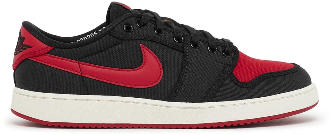 Nike Air Jordan 1 Ko Low Qs 'bred' Sneakers Zwart