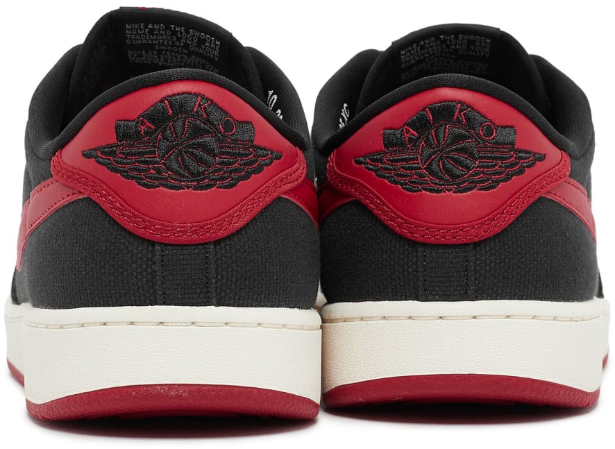 Nike Air Jordan 1 Ko Low Qs 'bred' Sneakers Zwart