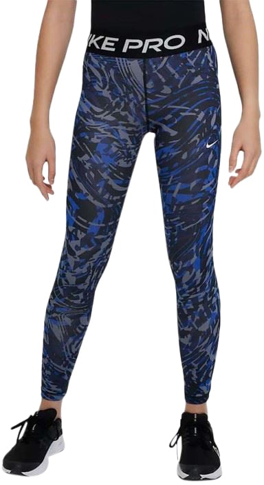 Nike Pro Sport Broek Blauw